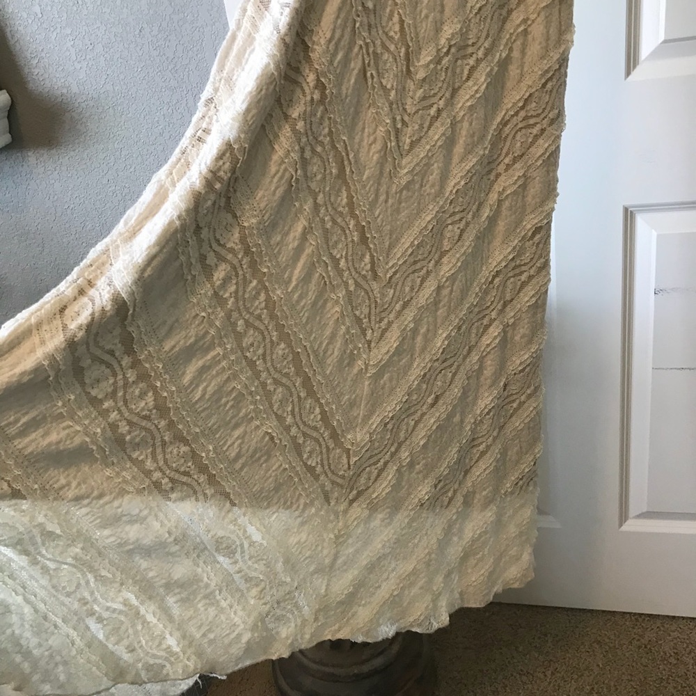Maxi ivory dress